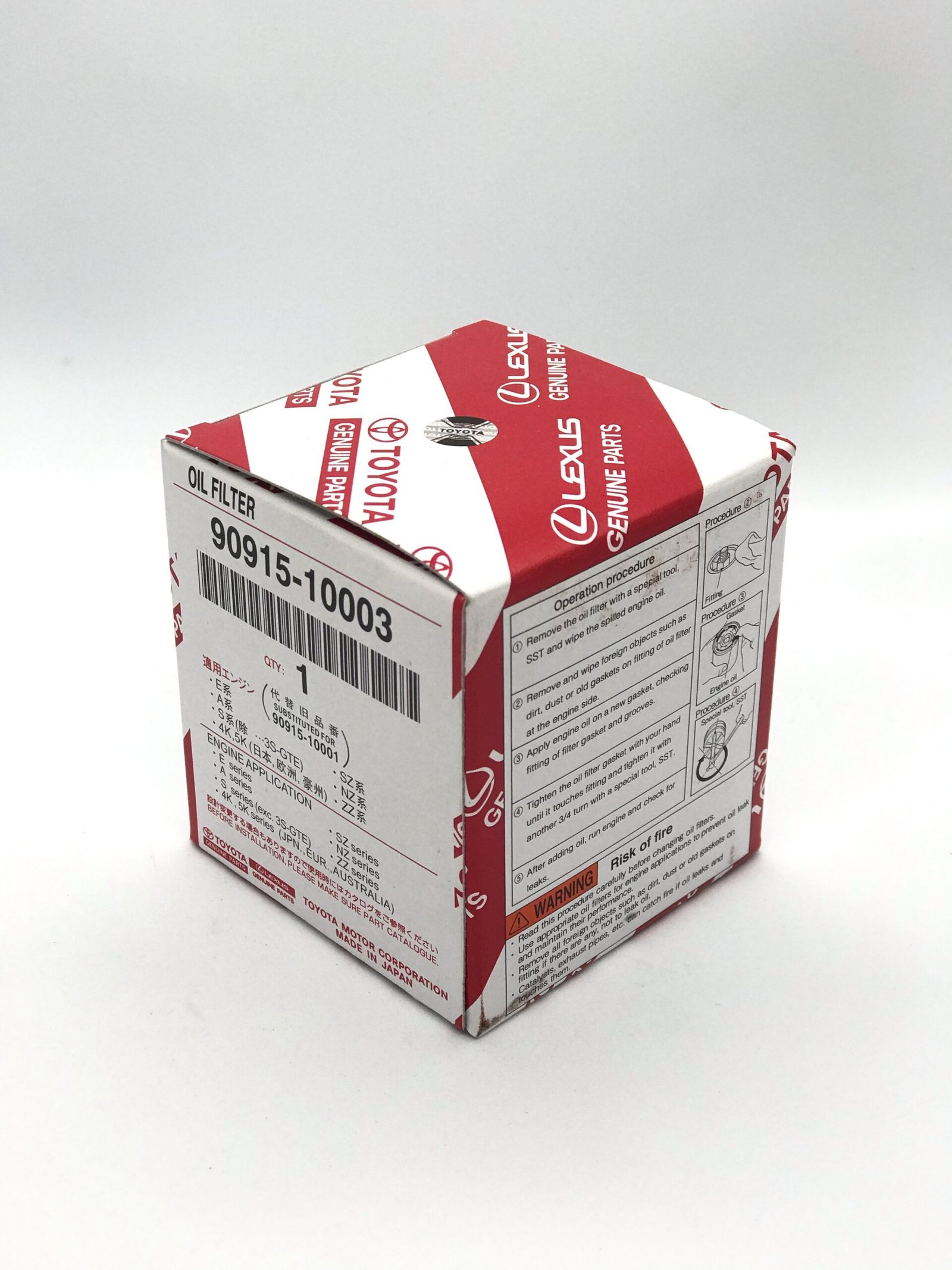 ALLION/CORROL NZT121 OIL FILTER ( 90915-10003 ) - Image 5